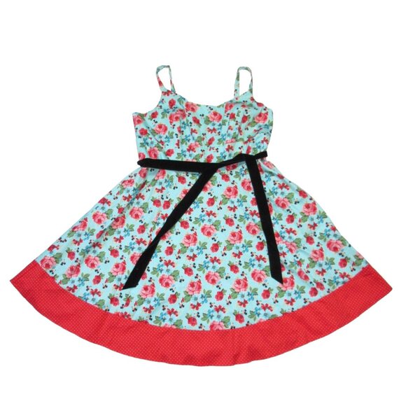 NWT Disney Parks The Dress Shop Mickey and Minnie Mouse Floral Dress 2X - Picture 2 of 9